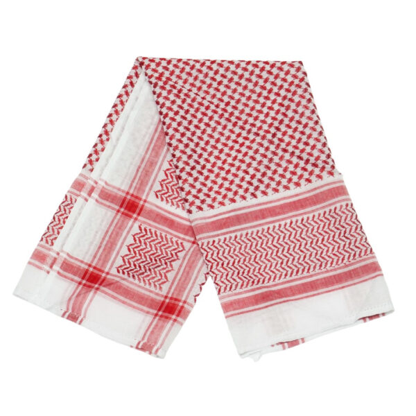 Arab Premium Shemagh Kids Scarf Red & White - Image 2