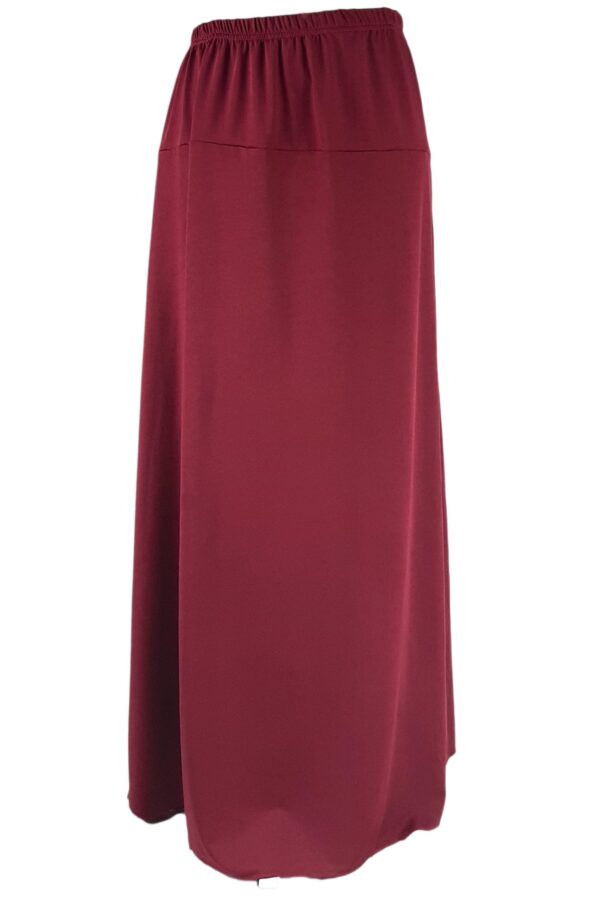 Non Bubble Jersey Skirts Maroon