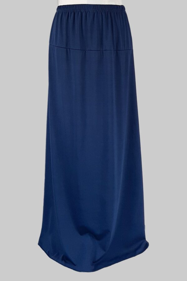 Non Bubble Jersey Skirts-Navy Blue