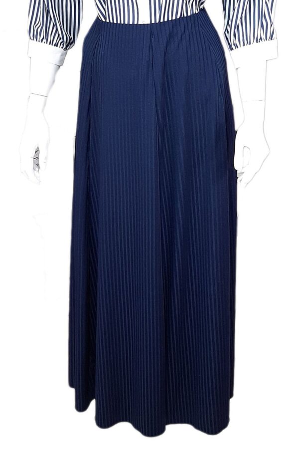 Stripe Maxi Skirt Navy